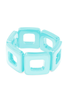 Kaia Baby Blue Resin Block Bracelet