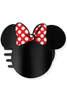 Teleties Minnie Mouse Large Flat Hair Clip