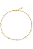 Julie Vos Laguna Gold Delicate Station Necklace