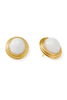 Julie Vos Portofino White Stone Stud Earrings