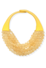 Fairchild Baldwin Bella Style Transparent Yellow Necklace