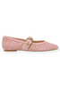 Dolce Vita Mikela Pink Perforated Suede Ballet Flat
