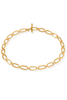Julie Vos Sahara Demi Gold Link Necklace