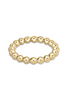 Classic Gold 3mm Bead Ring - Size 8