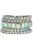 Tell Me More Silver Abalone Bracelet Set