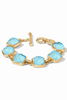Catalina Stone Bracelet - Iridescent Capri Blue | Julie Vos