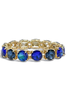 All Too Familiar Blue Multi Stretch Bracelet