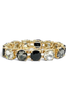 All Too Familiar Black Multi Stretch Bracelet