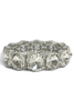 Rachael Crystal and Silver Stretch Bracelet