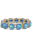 All Too Familiar Blue Abalone Stretch Bracelet
