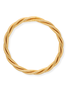 BudhaGirl Aura Gold Twist All Weather Bangle Bracelet