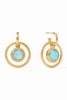 Astor Charm Earring - Capri Blue | Julie Vos