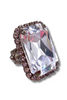 Emerald Cut Ring - Antique Sliver Snow Bunny | Sorrelli | RESTOCK