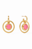 Astor Charm Earring - Peony Pink | Julie Vos