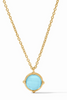 Honeybee Solitaire Necklace - Capri Blue | Julie Vos - FINAL SALE