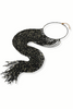 Over My Head Black Seed Beaded Necklace