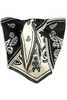 Whimsical Black Triangle Scarf