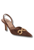 Haylee Heel - Dk. Brown Suede | Dolce Vita