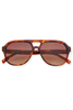 Freyrs Rio Dark Tortoise Acetate Aviator Sunglasses