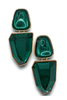 Prefect Gem Green Earrings