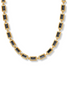 Baguette Tennis Necklace - Obsidian Black | Julie Vos