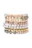 Frances Valentine Corfu Stacked Oyster/Multi Bracelet Set