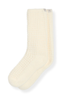 Barefoot Dreams CozyChic Pearl One Size Waffle Socks