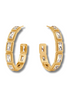 Baguette Hoop - Cubic Zirconia | Julie Vos