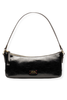Frances Valentine Mia Crinkled Leather Black Handbag