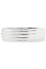 Julie Vos Silver Havana Statement Hinge Bangle