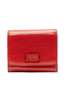 Frances Valentine Perfect Red Crinkled Leather Wallet
