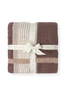 Barefoot Dreams CozyChic Canyon Sable Multi Plaid Throw Blanket