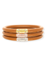 BudhaGirl Three Kings Caramel All Weather Bangle Bracelets