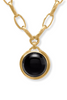 Julie Vos Solara Obsidian Black Statement Necklace