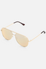 High Key Rimless Sunglasses - Gold Polarized | Quay
