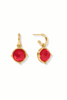 Julie Vos Honeybee and Charm Iridescent Strawberry Earrings