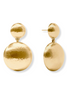 Julie Vos Solara Gold Statement Earrings