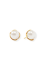 Julie Vos Penelope Medium Pearl Stud Earrings