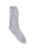 Cozychic Heathered Socks - Oyster/White | Barefoot Dreams