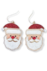 Santa Claus Face Earrings