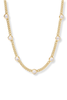 Julie Vos Dolce Gold Delicate Station Necklace