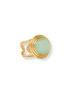Julie Vos Portofino Aqua Jade Statement Ring