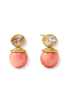 Julie Vos Portofino Melon Jade Earrings