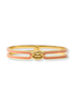 Julie Vos Laguna Melon Enamel Hinge Bangle Bracelet