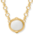 Julie Vos Portofino White Jade Demi Necklace