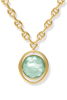 Julie Vos Laguna Iridescent Aquamarine Blue Statement Necklace