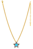TOVA Sweet Star Light Blue Necklace