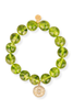 BudhaGirl Fern Olive Green Bracelet