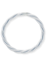 BudhaGirl Silver Twist All Weather Bangle Bracelet