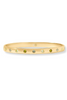 Julie Vos Rainbow Shades of Jade Bangle Bracelet
